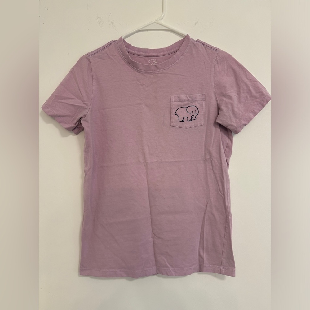 Ivory Ella purple short sleeve shirt